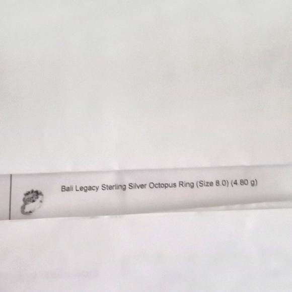 BALI LEGACY STERLING SILVER OCTOPUS RING - Picture 10 of 10